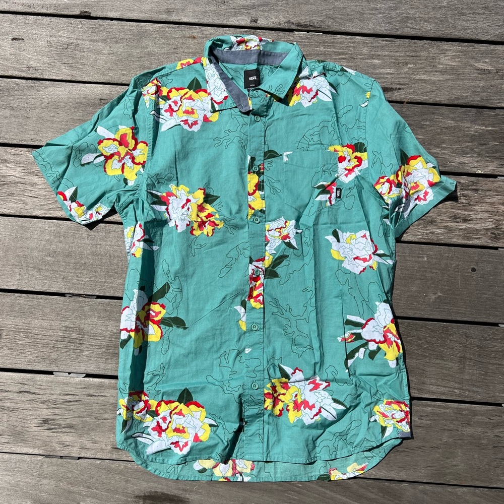 Vans aloha shirt Mens L